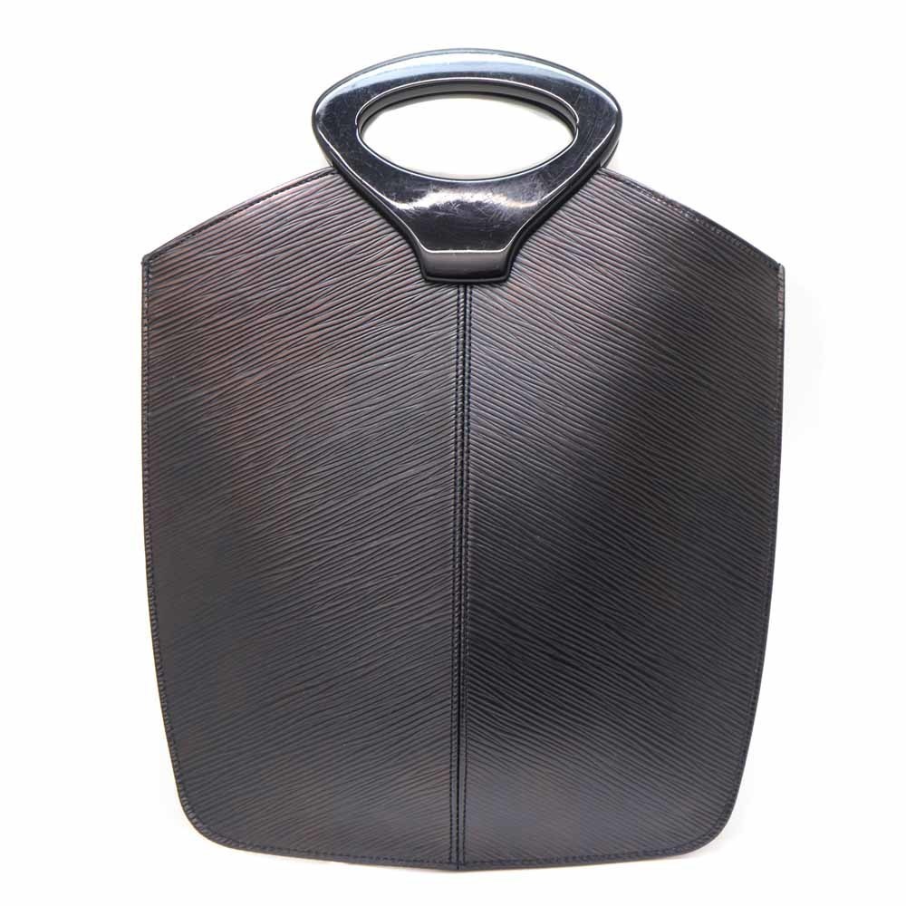 Louis Vuitton Black Lune Demi Leather Epi Handbag